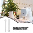 thumbnail image 6 of LEORX Sewing Machine Spool Pin White Plastic for Durability and Versatility 3Pcs, 6 of 8