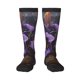 thumbnail image 1 of Fotbe Ornate Purple Floral Vase Calcetas Divertidas Estampadas para Hombre y Mujer, Calcetas de Algodón hasta la Rodilla para Caminar, Correr, Enfermería y Embarazo, 1 of 6