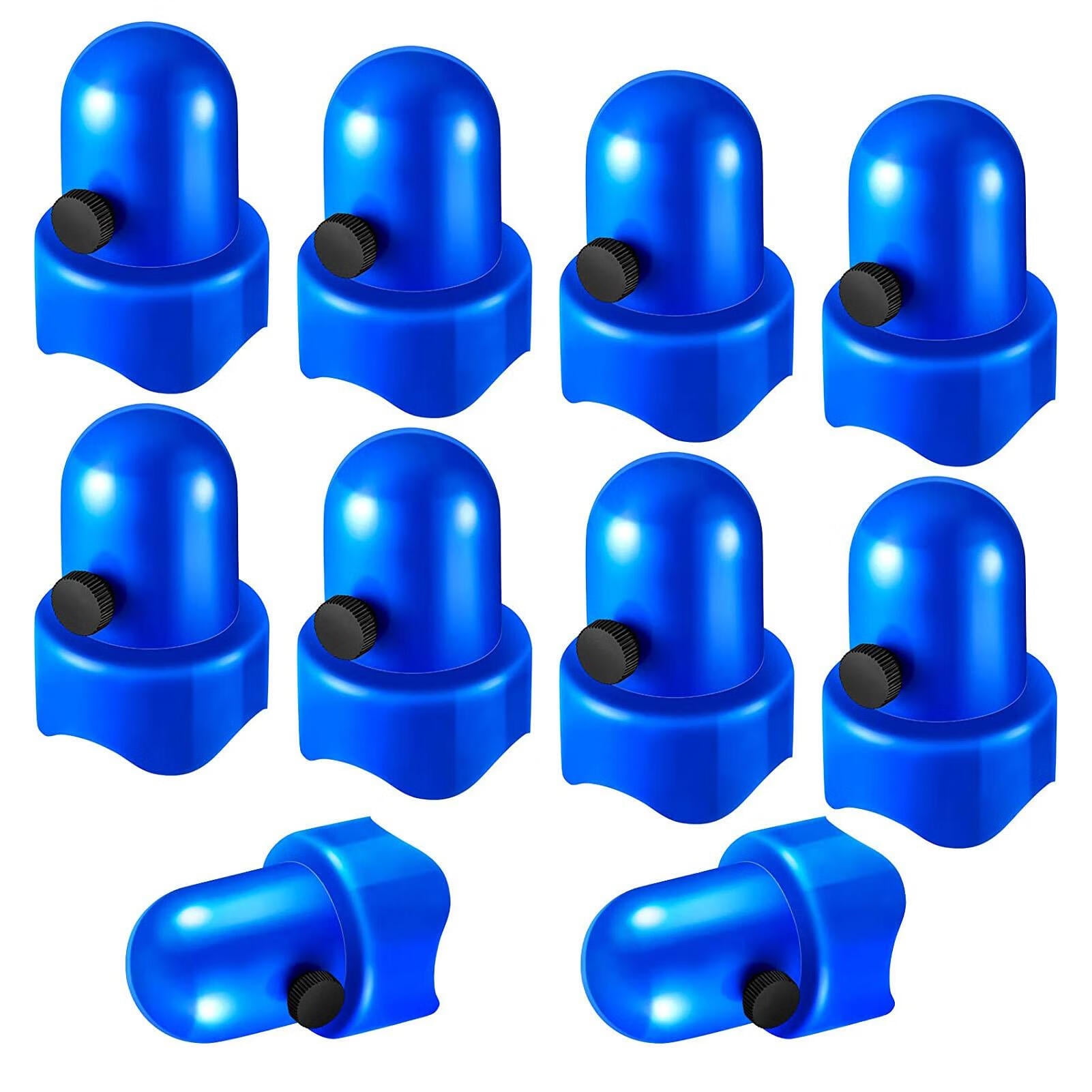 10 x 1.5inch Trampoline Pole Cap Safety Caps with Screw Thumb