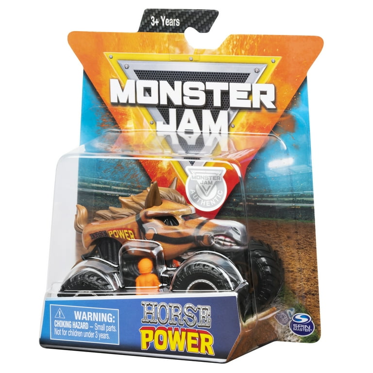 Monster Jam, Official Horse Power Monster Truck, Die-Cast Vehicle 