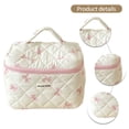 thumbnail image 1 of Almacenamiento Maquillaje Juego 3 Bolsas Gran Capacidad Acolchada para Viajes Al Aire Libre, 1 of 9