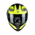 thumbnail image 3 of Casco Abatible De Moto Kov Bolt Amarillo Gris Dot, 3 of 5