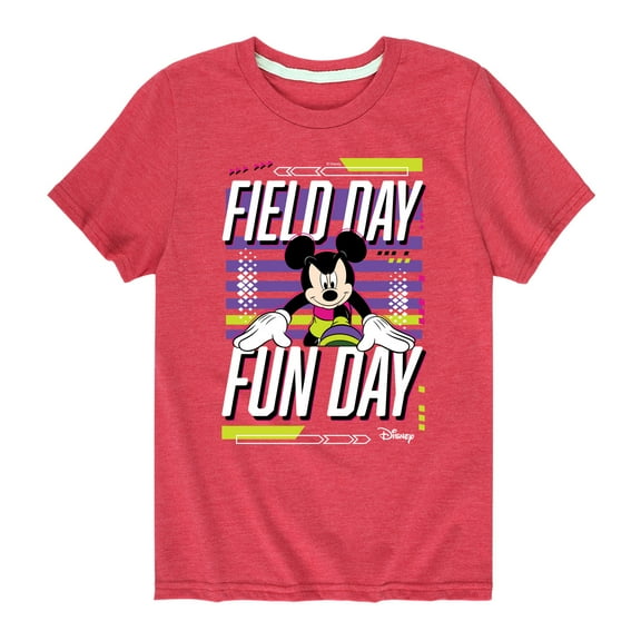 Disney - Field Day Fun Day - Toddler And Youth Short Sleeve Graphic T-Shirt
