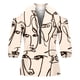 thumbnail image 4 of Camisa sexy de verano para mujer Blusa con hombros descubiertos Blusa con estampado de cremallera de media manga OAVQHLG3B Store  lin121212, 4 of 4