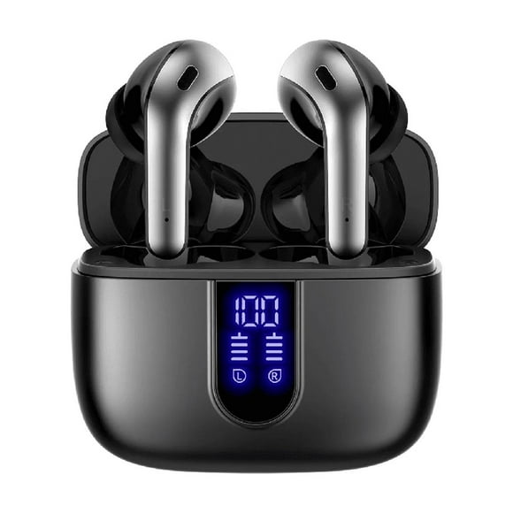 Auriculares Inalámbricos Manos Libres 60 Horas, Negro