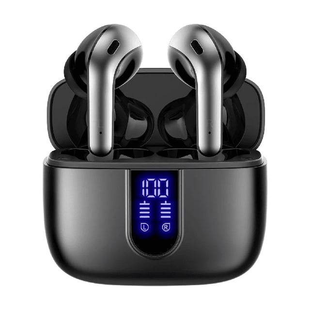 Auriculares Inalámbricos Manos Libres 60 Horas, Negro