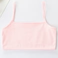 thumbnail image 2 of Cathalem Girls' Underwear Cotton Girls Training Bra - Crop Cami Training Bras for Girls with Adjustable Straps (Red,L), 2 of 6