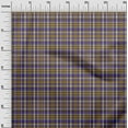 thumbnail image 3 of oneOone Polyester Spandex Blue Fabric Plaid Diy Clothing Quilting Fabric Print Fabric By Yard 56 Inch Wide, 3 of 4