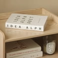 thumbnail image 5 of Nightstand, Mid Century Modern Side Table Bedroom with Storage, Small End Bedside Table with Solid Wood Legs for Living Room, Office Small Spaces (Natural), 5 of 8