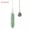 Aventurine, variant on Chakra Crystal Pendulum Pendant Chain Runes Yoga Symbol Hexagonal Column Point-Colorful Fluorite-1 PC (Random Pick)