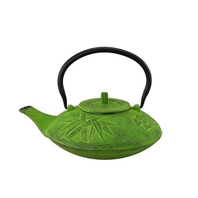 Chinese Ceramic Teapot with Infuser Basket 24oz Purple Plum 