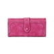 thumbnail image 2 of Minnieouse Cartera larga con múltiples ranuras para tarjetas para mujer, cartera para tarjetas de crédito suave con doble pliegue, esencial, Carteras Rosa roja, 2 of 6