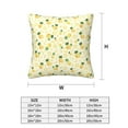 thumbnail image 2 of Throw Pillow Covers, Cute Citrus Color Pineapple Soft Square Pillow Cases with Invisible Zipper for Couch Bed Sofa, Farmhouse Fall Home Decor, 2 of 7