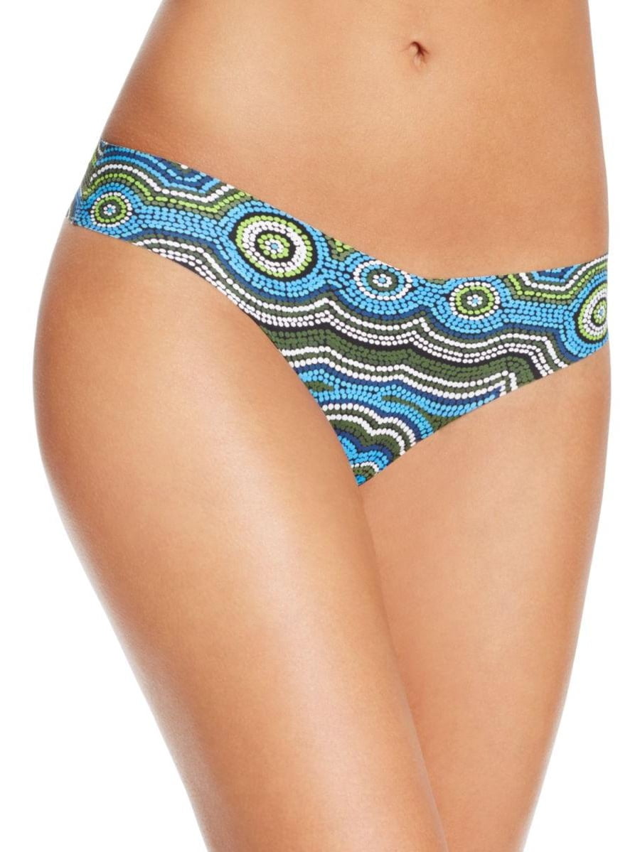 Commando Womens Animal Print Seamless Thong Panty