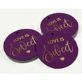 thumbnail image 3 of Inkdotpot Gold Foil Paper Hang Tag Love Is Sweet Wedding Favor Tag 100 Piece, 3 of 7
