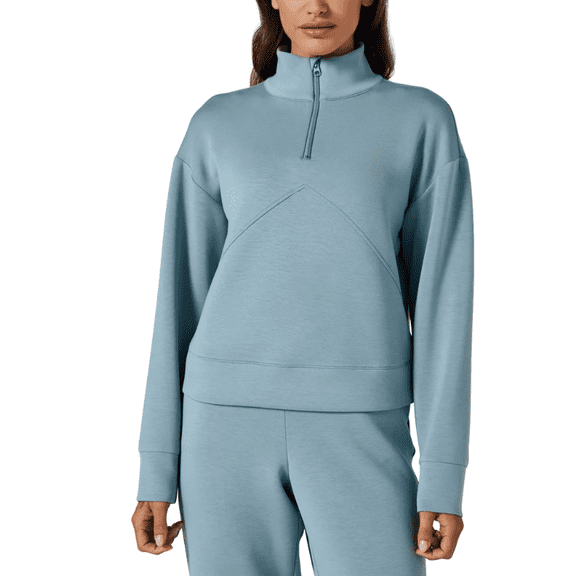 Infinity Women's Quarter-Zip Pullover Teal XXL