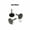 gun black, variant on 50pcs Flat Head Decorative Tack Stud Pushpin Upholstery Nail for Jewelry Chest Gift Case Box Wall Door Sofa Furniture Dia 11mm