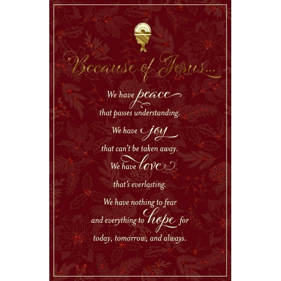 Card-Boxed-Christmas-Because Of Jesus (Box Of 18) (2024)