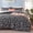 Dark Grey, variant on U by Bedsure 3 Pieces Sage Green Queen Size Comforter Sets, Cute Flowers Botanical Lightweight Soft Bedding Set With 2 Pillow Shams
