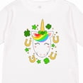 thumbnail image 4 of Inktastic Cute St. Patrick's Day Unicorn Boys or Girls Long Sleeve Toddler T-Shirt, 4 of 5
