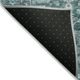 thumbnail image 3 of Addison Rugs Chantille Indoor/Outdoor Traditional Oriental Teal Washable Rectangle Rug, 8' x 10', 3 of 6