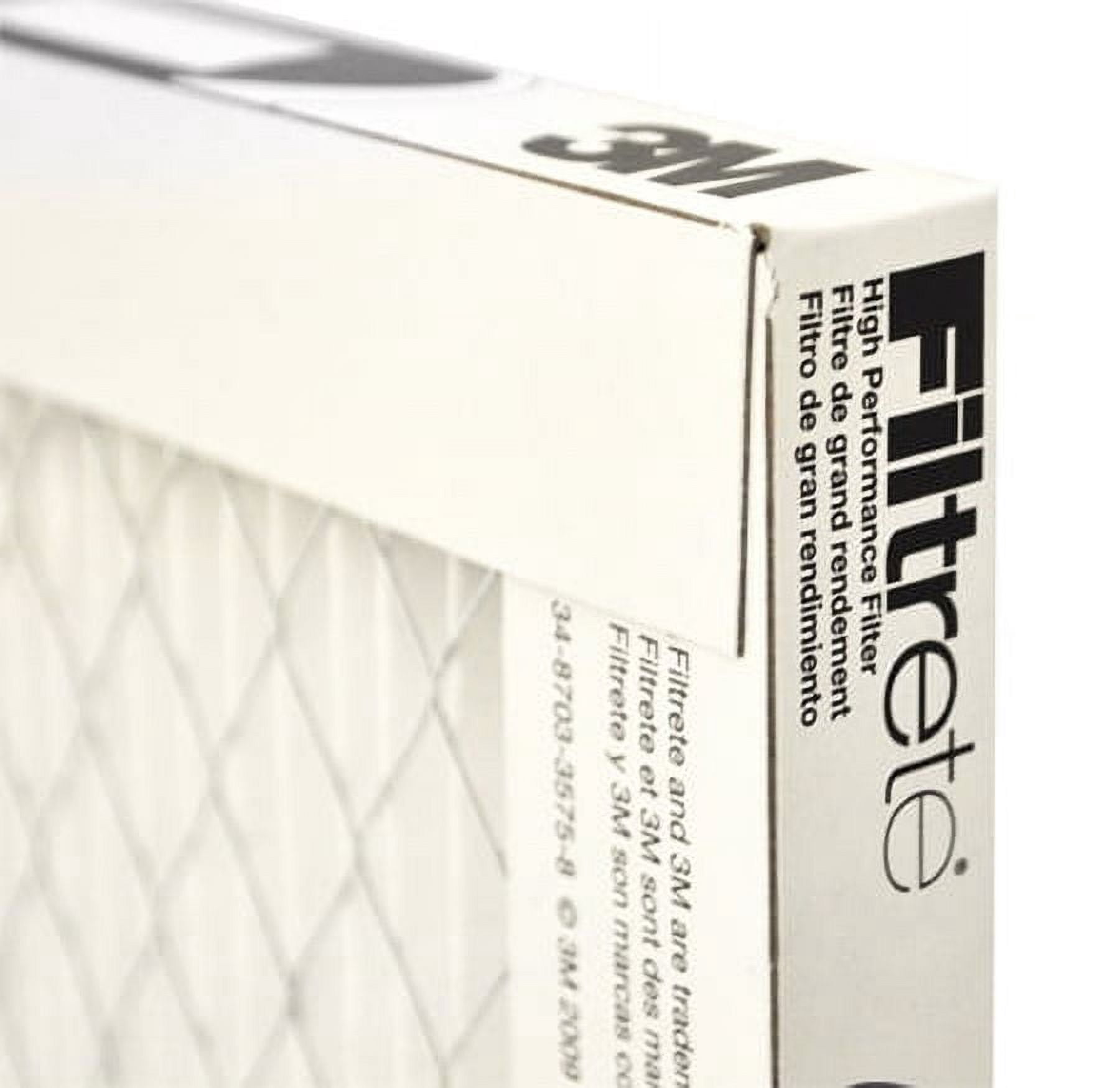 4702940 AIR FLTR 24X24X1 1900MPR Filtrete 24 in. W X 24 in. H X 1 in. D Fiberglass 13 MERV Pleated Allergen Air Filter (Pack of 4)