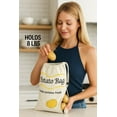 thumbnail image 5 of 3-Pack Vegetable Storage Bags for Potatoes Onions and Garlic with Drawstring and Zipper, 5 of 5