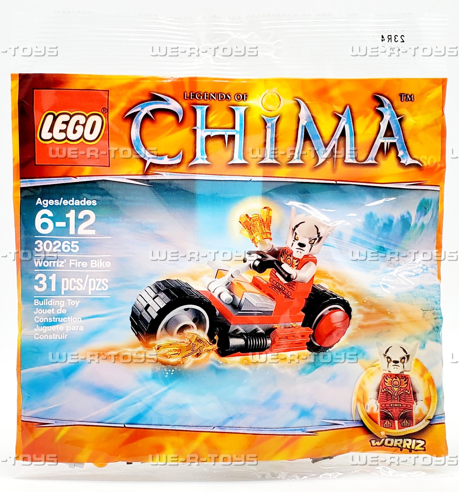 Legends of Chima Worriz' Fire Bike Mini Set LEGO 30265 [Bagged