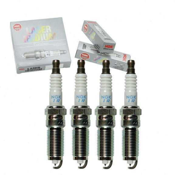 4 pc NGK Laser Iridium Spark Plugs compatible with Ford Escape 1.6L L4 2013-2016