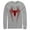 Athletic Heather, variant on Men's Marvel Spider-Man Icon Badge  Long Sleeve Shirt Athletic Heather X Large