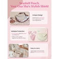 thumbnail image 4 of Herramientas faciales Gua Sha Rena Chris Fuller, cuarzo rosa, 4 of 7