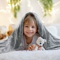 thumbnail image 3 of Your Zone Constellation Polyester Velvet Plush Glow In The Dark Throw Blanket, Twin/Full, 72" X 90", For Kids, 3 of 12