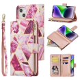 thumbnail image 1 of SuperShield Compatible with iPhone 14 Pro Wallet Case,Marble Design PU Leather Flip Case with 3 Card Slots Kickstand for Girl Women Shockproof Protective Cover for iPhone 14 Pro 6.1 inch, 1 of 5