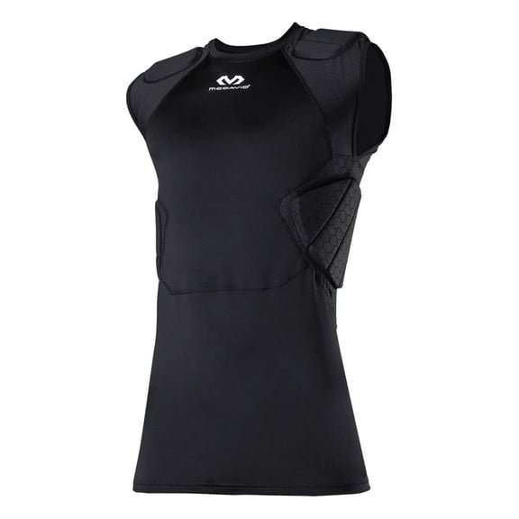 McDavid Rival Adult Integrated 5-Pad Shirt(Black, L)