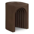 thumbnail image 1 of Meridian Furniture Avenda Brun Table d'Appoint en Béton pour Intérieur/extérieur, 1 of 11