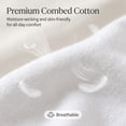 thumbnail image 7 of Womens Thin Cotton Mini Crew Socks 10 Pairs Breathable Athletic Gym Ankle Socks Daily Casual Running Sport Socks, 7 of 7