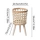 thumbnail image 3 of Soporte de madera tejida para plantas, ideal para interiores y balcones | Estante decorativo escalonado para macetas, 3 of 6