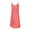 Pink, variant on IROINNID Women's Sundress Fashion Sleeveless Summer Tassel Cotton Fashion Long Dress Solid Color Comfort Waist Dress