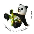 thumbnail image 2 of BLEEUS Panda Statue Solar Light Resin Solar Garden Decor For Mom Grandma Home Supplies (Lying Down), 2 of 10