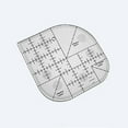 thumbnail image 6 of Curved Corner Cutter Quilt Ruler,Acrylic Sewing Curved Corner Cutter Ruler, Sewing Template Patchwork Tool,2PCS, 6 of 7