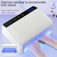 thumbnail image 3 of Professional Cordless UV LED Nail Lamp with Padded Hand Pillow, 178W Rechargeable Nail Dryer with 69 Beads for Fast Curing All Gel Polish, 4 Timers & Smart Sensor,White, 3 of 15