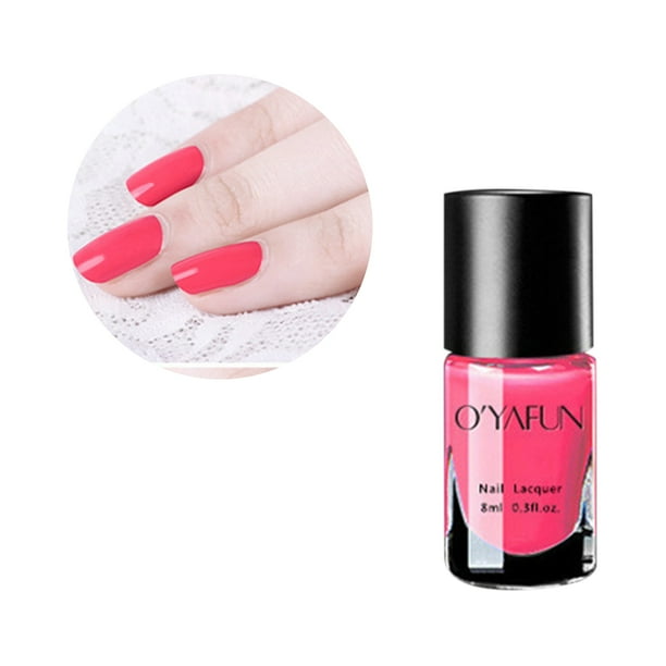 GOODLIEST 8ml Nail Art Lacquer No Smudge Water Based Colorful Quick Dry Manicure Polishing Gel for Female GOODLIEST 8ml Nail Art Lacquer No Smudge Water Based Colorful Quick Dry Manicure Polishing Gel for Female