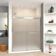 thumbnail image 3 of Transolid BRP607008F-T-PC 70" High X 60" Wide Bypass Frameless Shower Door - Chrome, 3 of 3
