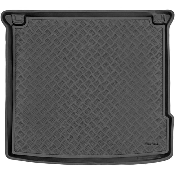 Rezaw-Plast Custom Fit Cargo Trunk Liner for Mercedes-Benz GLE-Class W166 (2016–2019) – 1/16in Thick, All-Weather, Odorless, Raised Edge, Durable PE, Easy to Clean Rear Mat, Black