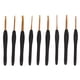 thumbnail image 3 of Kit de ganchillo, 9 Uds., ganchos de ganchillo, agujas de tejer negras, aguja de ganchillo, diseño de próxima generación Jadeshay A, 3 of 8