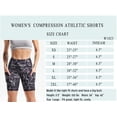 thumbnail image 5 of Cadmus Women's High Waist Spandex Compression Yoga Athletic Shorts for Workout Bike Running Side Deep Pockets,Orang Black,X-Large, 5 of 10