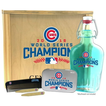 Chicago Cubs 2016 World Series Champions Gentlemen's Bottles and Accessories Gift Box - No Size