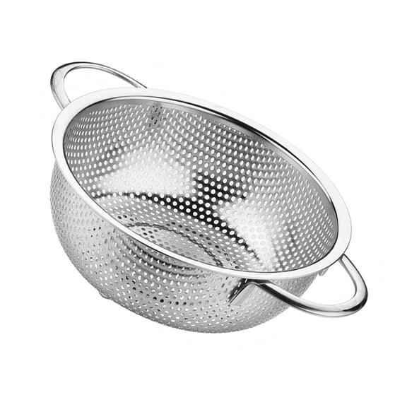 Greenadscape 1Pcs Stainless Colander Kitchen Tool Draining Washing Rinsing for Cooking and Food Preparation