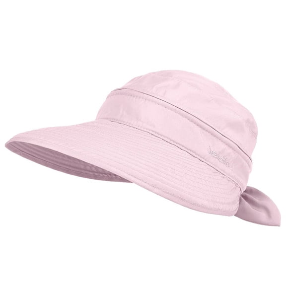 Women Wide Brim Sun Hat Lightweight Quick Dry Outdoor Hat, Breathable Soft Visor Cap, Adjustable Casual Headwear for Fishing, Hiking, Beach Trip, Travel and Daily Activities UV Protection Pink