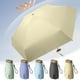 thumbnail image 1 of Mini paraguas de viaje | Sombrilla cortavientos plegable y ligera con protección solar | Compacto Portátil para Bolso Bolso | Toldo de 35 pulgadas | Mujeres Hombres Niños | Amarillo, Verde, Morado, 1 of 7
